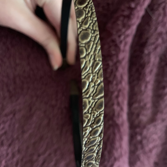 EUC brown faux snakeskin headband - Picture 4 of 7